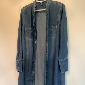 New without tags Denim dress/jacket by Hatley
